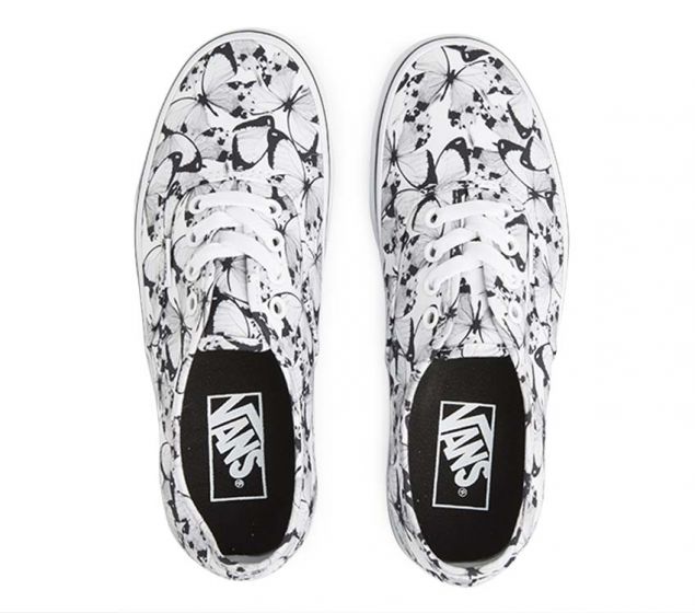 » VANS | AUTHENTIC (BUTTERFLY) TRUE | WHITE / BLACK (100% off)